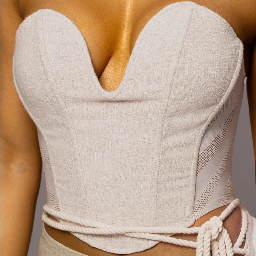 Jluxlabel Strapless Corset Top